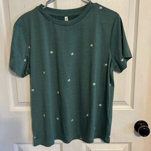Women’s Short Sleeve Embroidered Star T-Shirt